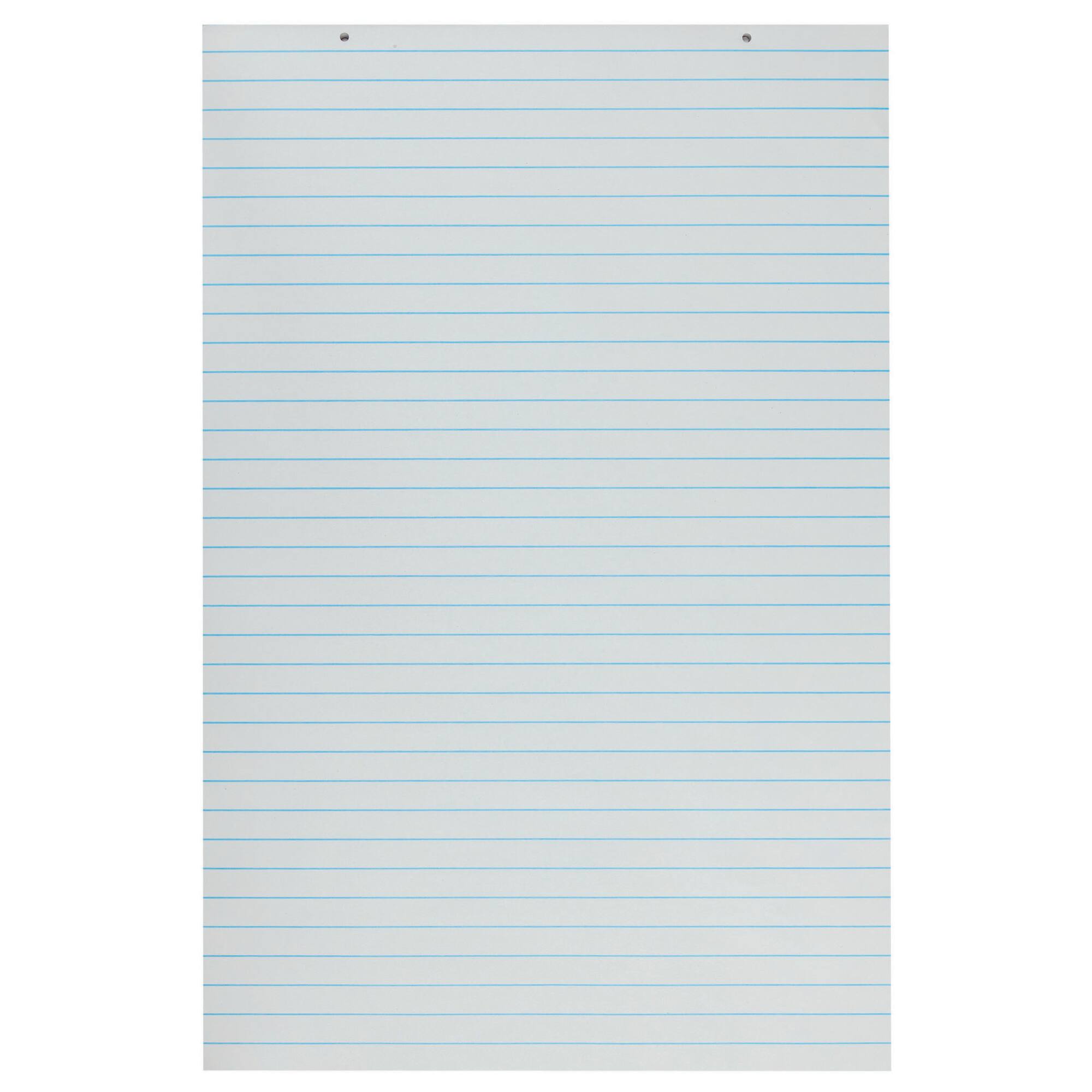 Pacon® White 1" Rule Chart Tablet, 24" x 32", 70 Sheets
